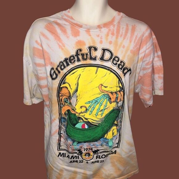 Unisex Grateful Dead T-Shirt H&M Divided Graphic Tee Tie Dye Size Small #83 - Picture 1 of 4